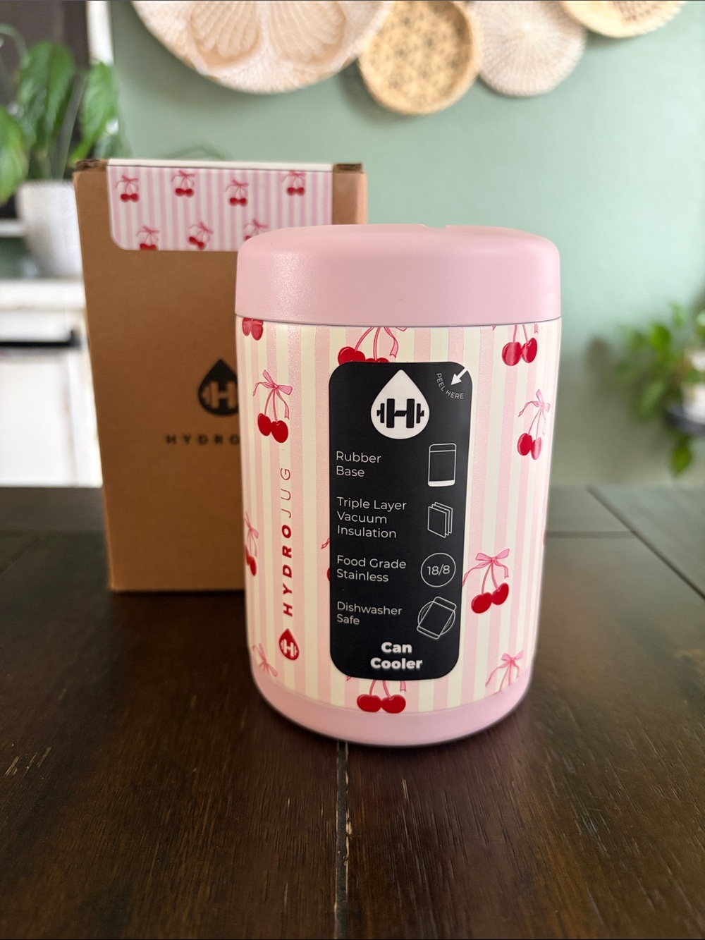 Hydrojug CAN COOLER (STANDARD) in Sweet Cherry! New!
